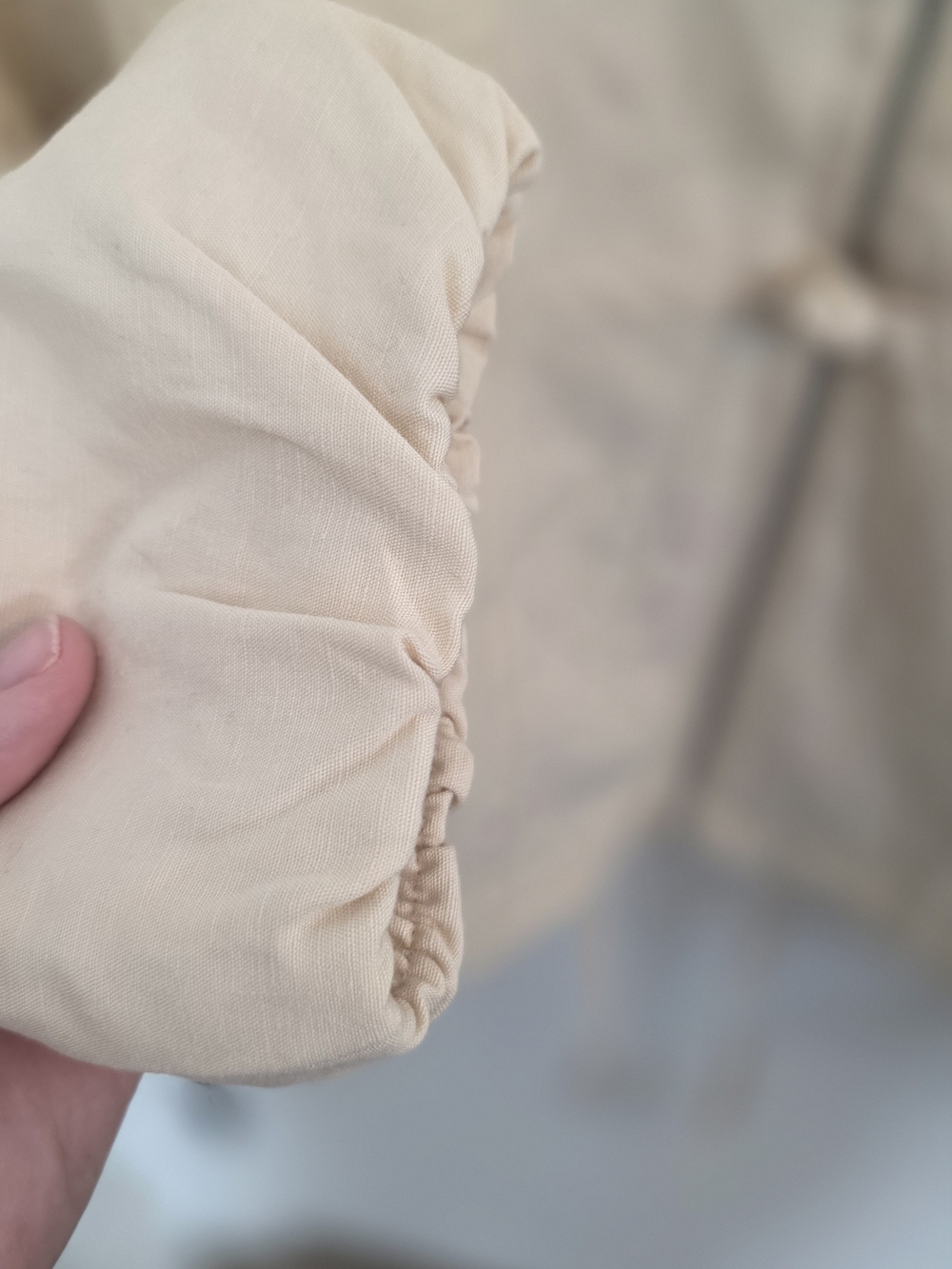 NWT Cream Frog Closure Lightweight Bomber JACKET - Picture 9 of 15